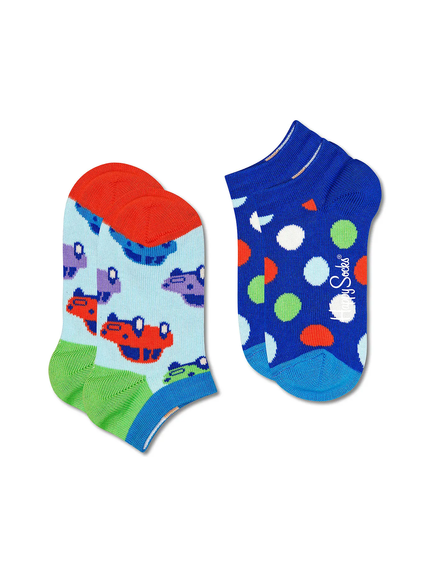 HAPPY SOCKS | Kinder Socken 2-er Pkg. CAR light blue | 
